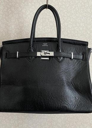 Шкіряна сумка hermès birkin 35. 2004-го року випуску