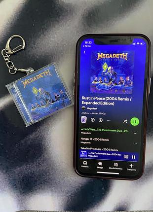 Брелок нфс сд диск megadeth rust in peace