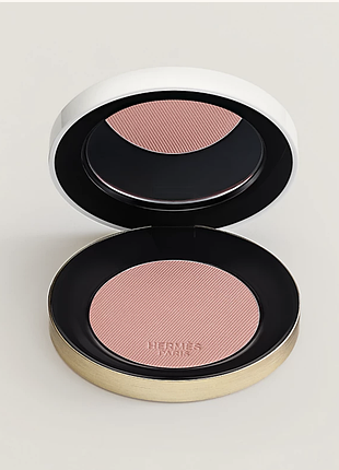 Hermes rose шовковиста пудра-рум'яна hermès silky blush powder 45 rose ombré 6g