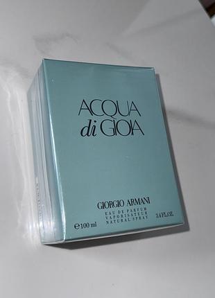 Парфуми жіночі giorgio armani acqua di gioia 100 ml духи шлейфові парфюм армані