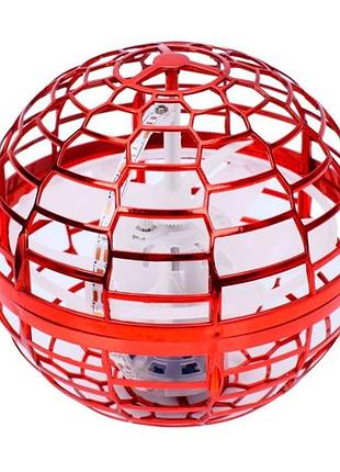 Летающий светящийся шар flynova 988g(red) размер 9,5 см