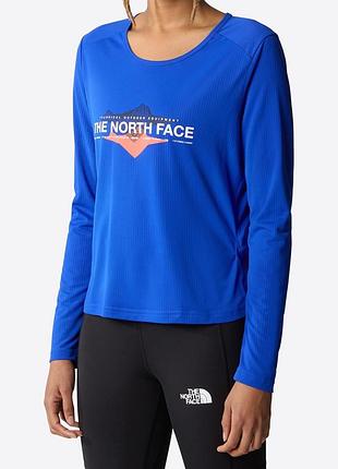 Оригінальний спортивний лонгслів the north face з нових колекцій