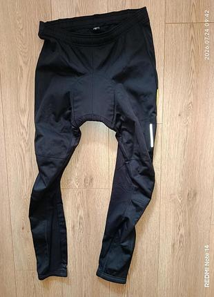 Велосипедные брюки (тайтсы) löffler xxl с памперсом женские
