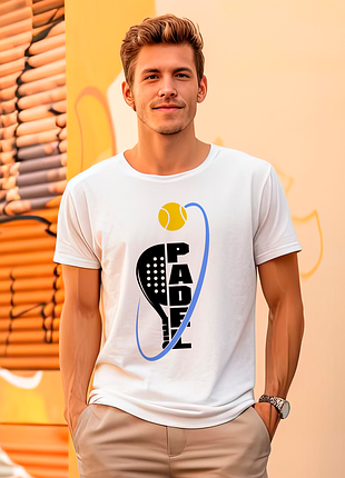 Футболка с принтом игры padel (падал-тенис) "padel теннис" push it