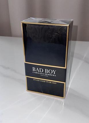 Парфуми чоловічі  carolina herrera bad boy 80 духи шлейфові парфюм