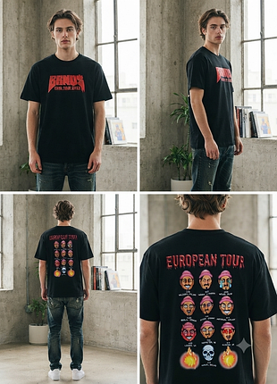 Чоловіча футболка gildan "bbno$ euro tour 2023"
