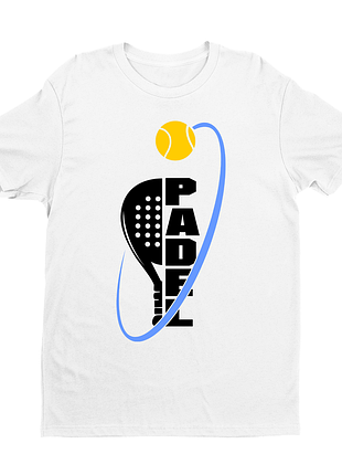 Футболка с принтом игры padel (падал-тенис) "padel ai my addiction" push it