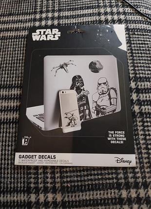 Офіційно ліцензований набір наліпок disney star wars gadget decals від компанії paladone.