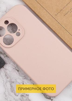Чехол silicone case full camera protective (aa) no logo для apple iphone 16 (6.1") розовый / pink sand 3