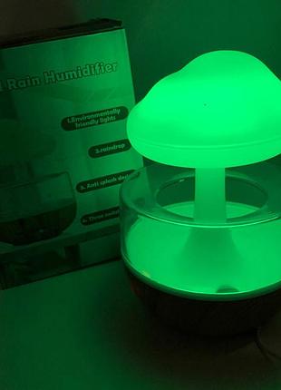 Увлажнитель воздуха для компьютера с подсветкой cloud rain humidifier, тихий ультразвуковой увлажнитель wf-60