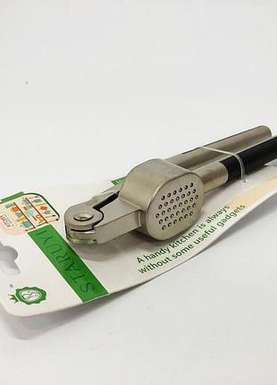 Прес для часнику unique un-1761 часнодавка ручна металева bl-41