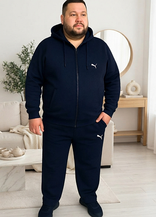 Батальный спортивный костюм для мужчин 
костюм для спорта plus size 
тёплый спортивный костюм