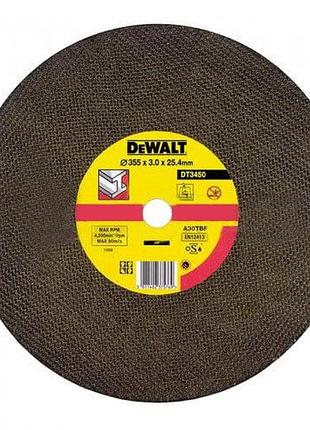 Круг абразивный отрезной dewalt dt3450-qz