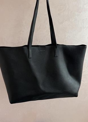 Шкіряна сумка-шоппер saint laurent оригінал