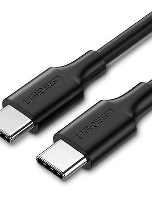 Кабель ugreen us286 usb 2.0 type c to type c cable nickel plating 1m (black) (ugr-50997)