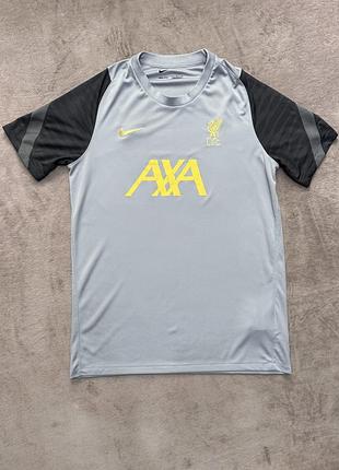 Nike liverpool l тренировочная футбольная футболка спортивная