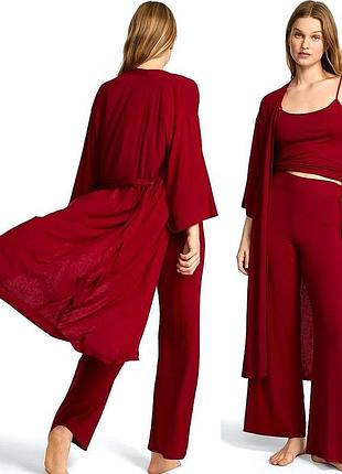 Космпоект набір халат піжама victorias secret m/l бавовна модал