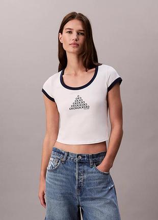 Жіноча футболка calvin klein з логотипом