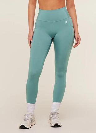 Фірмові спортивні легінси лосіни gymshark pocket leggings