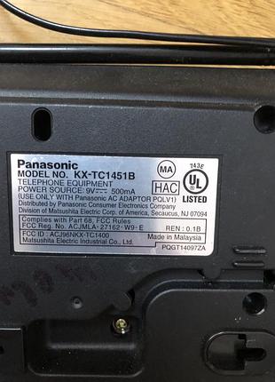 Телефон panasonic kx-tc1451b 3