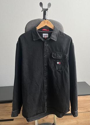 Tommy jeans чоловіча джинсова рубашка (оригінал)