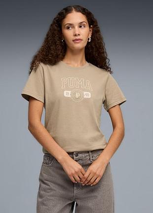 Жіноча футболка puma throwback women's tee - s