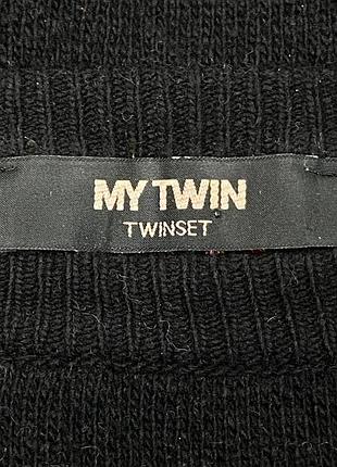 Свитер с принтом twin set 6