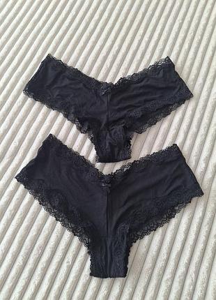 Трусики женские черные h&amp;m,euro m