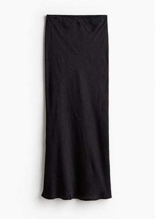 Лляна спідниця від h&m