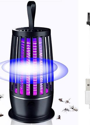 Антимоскитная лампа-светильник mosquito killing lamp yg-003 / ультрафиолетовый уничтожитель насекомых usb