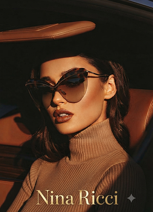 Авангарднi очки маска nina ricci- snr 442 300y- батерфляй - original- редкая модель
