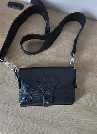Шкіряна сумка vera pelle made in italy