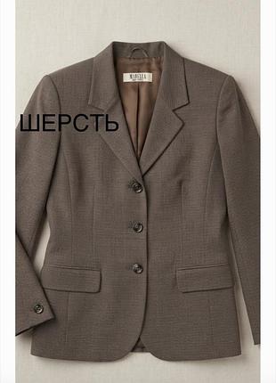 Классический шерстяной пиджак, жакет marella линия maxmara оригинал бренд шерсть классический размер m,l,xl