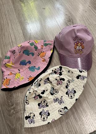 Детские панамки кепки для девочки 4-5 лет