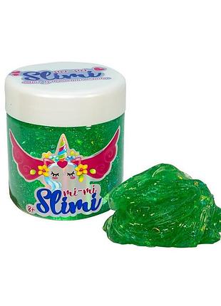 Дитячий слайм mi-mi slimi 71817(green) з фольгою 150 г