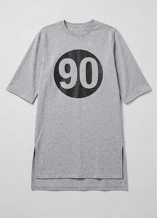 Нова подовжена футболка / туніка (плаття-футболка) oversize