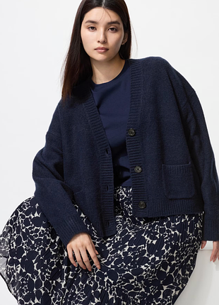 Теплий оверсайз кардиган від uniqlo