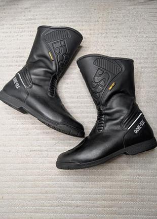 Мотоботинки ixs gore-tex 43 р 27,5см кожаные
