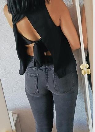 Блуза s майка чорна святкова нарядна zara