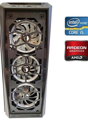 Ігровий пк б-клас qube tower / intel core i5-6500 (4 ядра по 3.2 - 3.6 ghz) / 16 gb ddr4 / 240 gb ssd + 1000 gb hdd / amd radeon