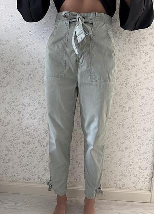 🌿 стильні штани h&m (серія divided) оливкового кольору – розмір 38 (m)