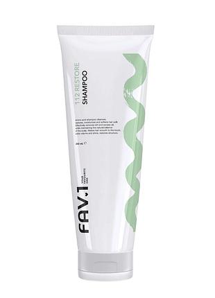 Амінокислотний шампунь fav.1 112 restore shampoo 250 ml