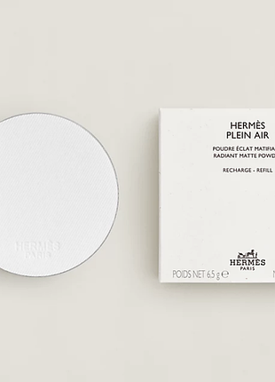 Hermès рефіл сяюча матова пудра plein air radiant matte powder 01 nuage 8.5g