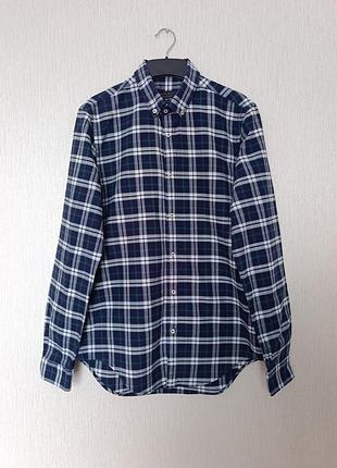 Мужская рубашка zara (slim fit)