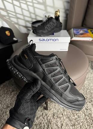 Чоловічі кросівки salomon xa pro 3d amphib gtx black grey