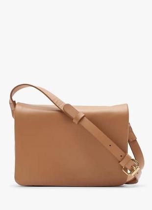 Карамельна шкіряна clarks treen sling bag