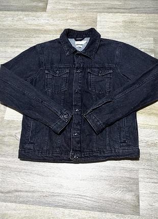 Чоловіча джинсова куртка topman, розмір м, 100% бавовна.
