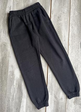 Спортивні штани джогери zara kids розмір 140 (10 років) чорні утеплені