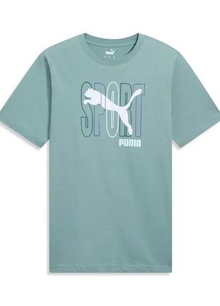 Чоловіча футболка puma men's house of graphics t-shirt - xs