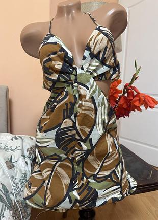 Нова лляна сукня zara 🌿